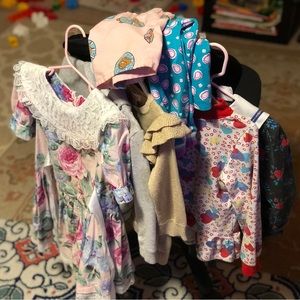7 vintage pieces for girls size:2T